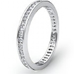 0.70 Ct. Round Diamond Women Eternity Band in 14k W Gold