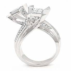 1 Ct Princess Round Diamond Engagement Anniversary Ring W Gold