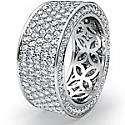 4Ct Wedding Eternity Band Diamond Anniversary Ring Gold