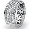 4Ct Wedding Eternity Band Diamond Anniversary Ring Gold