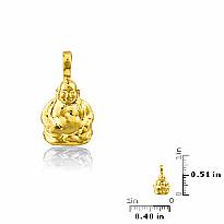 14K Yellow Solid Gold Charm Pendant 0.9g.