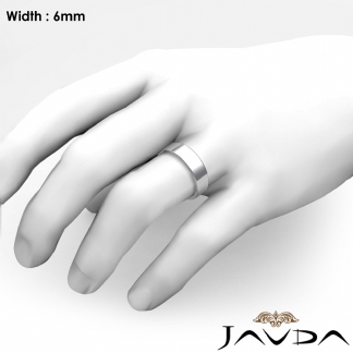 6mm platinum wedding rings
