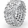 5.5 Ct Round Diamond Eternity Anniversary Ring Band W Gold
