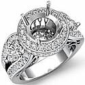 1.85Ct Antique 3 Stone Pear Diamond Engagement Round Setting 14k Gold