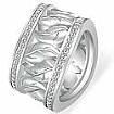 0.85Ct Round Diamond Antique Anniversary Ring Wedding band WG