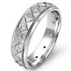 0.15CT Round Eternity Wedding Diamond Men's Band 14k Gold White