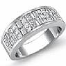 1.50 CT Princess Baguette Diamond Women Wedding Ring 14k Gold