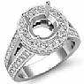 2Ct Round Diamond Engagement Ring Vintage Setting 14k W Gold