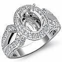 1.40 Ct Vintage Diamond Engagement Ring Emerald Setting 14k Gold