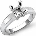 Princess Diamond Engagement Ring 14k White Gold