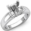 0.35 Ct Round Diamond Classic Engagement Ring Setting W Gold