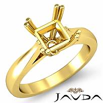 4g Diamond 4 Prong Solitaire Engagement Ring Setting 14k Gold Yellow Semi Mount