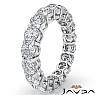 Round Diamond Eternity Wedding Band Anniversary Women's Ring 14k W Gold 3.60Ct