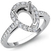 0.45 ct Round Cut Diamond Engagement Ring White Gold