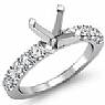 .75Ct Round Prong Set Diamond Engagement Ring 14k W Gold