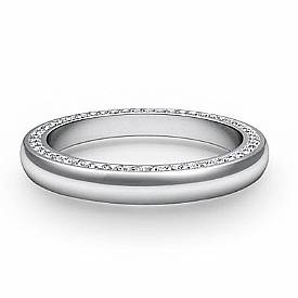 1 CT Round Diamond Man Eternity Wedding Band Gold