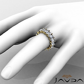 Marquise Cut Diamond Eternity Wedding band Ring 14k Gold (5.3Ct. tw.)