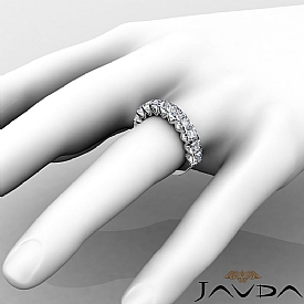 2.2 ct Princess Diamond Women Wedding Band White Gold