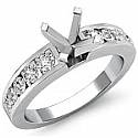 0.70 Ct Round Diamond Solitaire Engagement Ring Setting 14k Gold