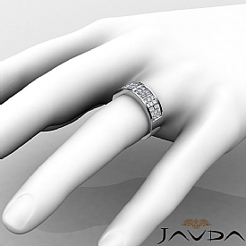 1.50 CT Princess Baguette Diamond Women Wedding Ring 14k Gold