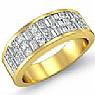 Princess Baguette Dimoind Women Wedding Ring 14k Gold Yellow (1.5Ct. tw.)