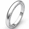 1 CT Round Diamond Man Eternity Wedding Band Gold
