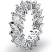 5.30 Ct Marquise Cut Diamond Eternity Wedding band Ring W Gold
