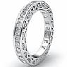 2.70 CT Princess & Round Diamond Eternity Wedding band WG
