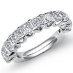 2.2 ct Princess Diamond Women Wedding Band White Gold