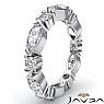 Classic Women's Eternity Band 14k White Gold Marquise Round Diamond Ring 1.62Ct