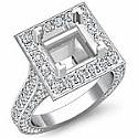 2.10 Ct Vintage Diamond Engagement Ring Princess Setting 14k Gold