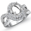 1.0 Ct Round Antique Diamond Engagement Ring W Gold Setting