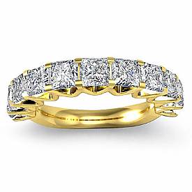 Princess Diamond Women Wedding Band 14k Gold (2.2Ct. tw.)