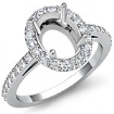 0.45 ct Round Cut Diamond Engagement Ring White Gold