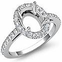 0.45 ct Round Cut Diamond Engagement Ring White Gold