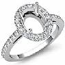 0.45 ct Round Cut Diamond Engagement Ring White Gold