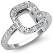 0.45 ct Round Cut Diamond Engagement Ring White Gold