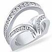 1.25 Ct Round Diamond Fashion Engagement Ring W Gold