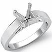 14k White Gold Cathedral setting