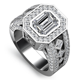 emerald antique vintage ring