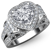 heart antique vintage ring