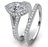 marquise bridal sets ring