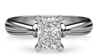 radiant classic solitaire ring