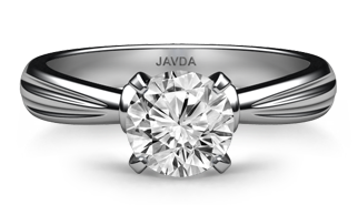 round classic solitaire ring