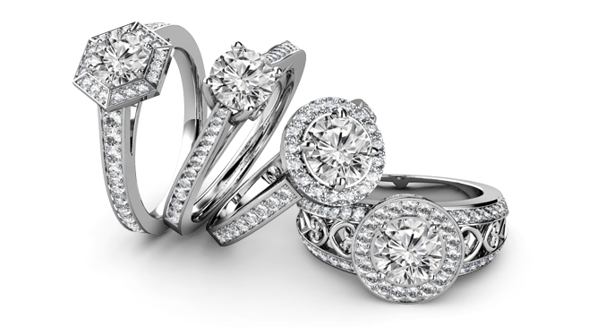 round diamond engagement rings