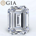 Emerald shape is diamond certified by GIA, 100% natural D color & VS1 clarity {1.20 ctw.}