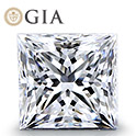 Princess shape is diamond certified by GIA, 100% natural F color & VS1 clarity {0.80 ctw.}