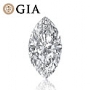 0.50 carat Marquise Brilliant Cut 100% Natural Loose Diamond. Certified By GIA-USA. H Color and VS1 Clarity.