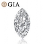 0.50 carat Marquise Brilliant Cut 100% Natural Loose Diamond. Certified By GIA-USA. F Color and VVS2 Clarity.