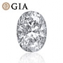 0.72 carat Oval Brilliant Cut 100% Natural Loose Diamond. Certified By GIA-USA. F Color and VS1 Clarity.